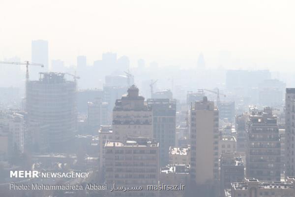 هوای تهران برای گروههای حساس جامعه آلوده است