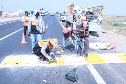 ایمن سازی راه های منتهی به شلمچه و چذابه در آستانه اربعین