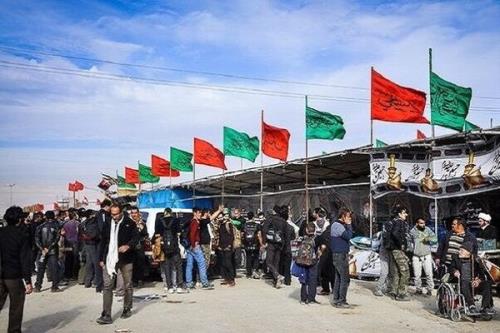 استقرار دو موکب منطقه 13 در مراسم بدرقه کاروان حسینی