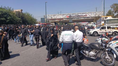 تأمین ایمنی و سلامت راهپیمایی اربعین در تهران