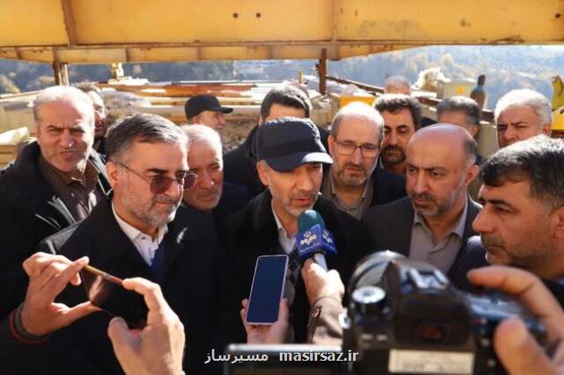 بازدید وزیر نیرو از سد درحال ساخت گلورد