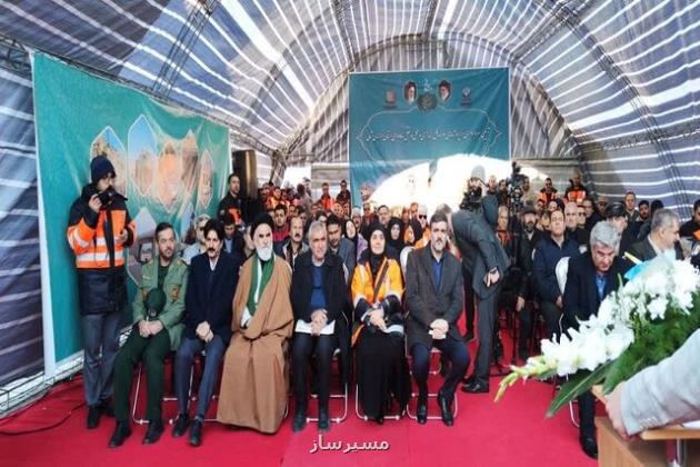 افتتاح ۴۲ طرح راهداری و حمل و نقل جاده ای خراسان شمالی با حضور وزیر راه