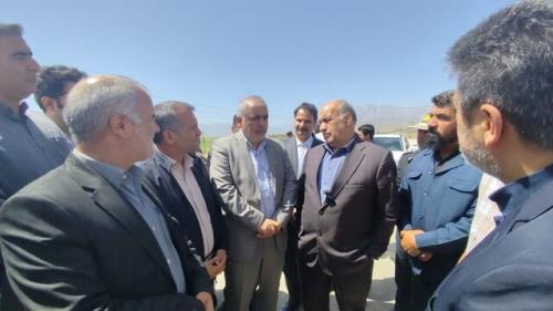 بازدید معاون وزیر راه و شهرسازی از پروژه های حوزه راه در چهارمحال و بختیاری