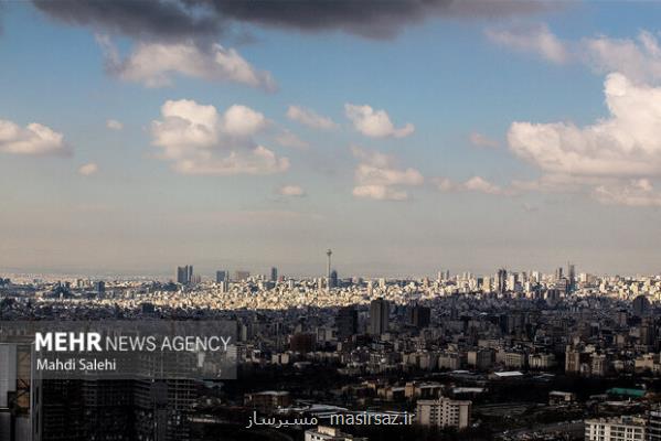 کیفیت هوای تهران قابل قبول است
