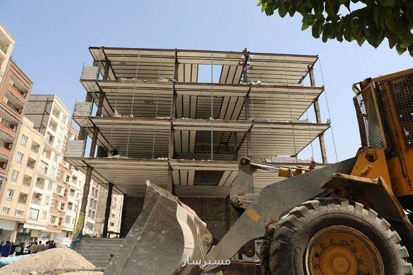 رفع خلاف از ساخت وساز بدون مجوز در منطقه ۱۹ تهران