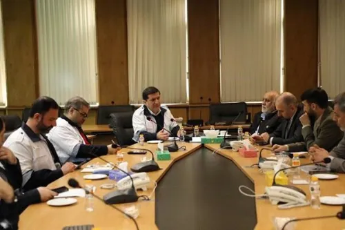 جلسه مشترک سازمان پیشگیری و مدیریت بحران شهر تهران و شرکت مترو