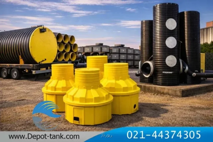 گروه صنعتی دپوت تانک مرجع طراحی و تولید مخازن ذخیره و حمل سیالات صنعتی