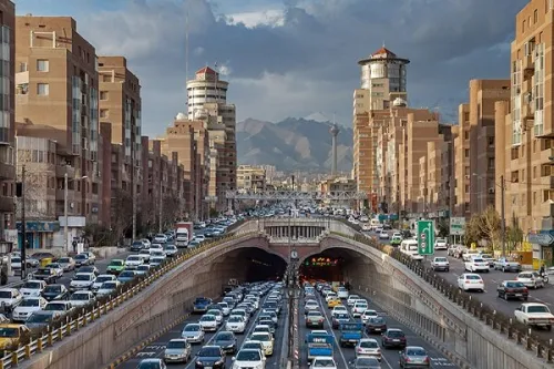 شرح وضعیت ترافیک در بزرگراه های تهران