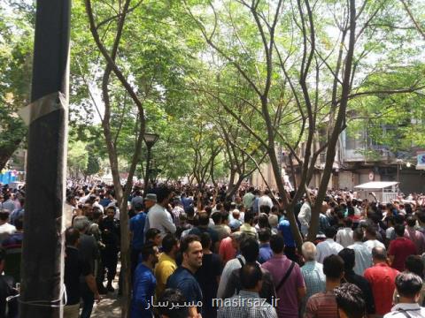 سایه روشن اعتراض امروز بازاریان