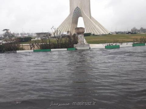 احتمال وقوع سیل در شهر تهران، هدر رفت ۵۰ درصد آب سیلابی