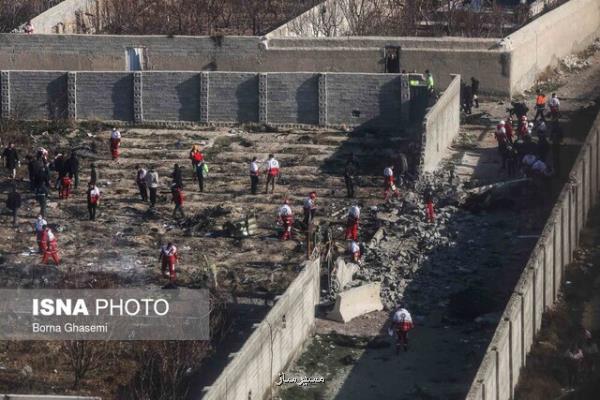 اختتام عملیات جمع آوری اجساد جانباختگان سانحه سقوط هواپیمای اوكراینی